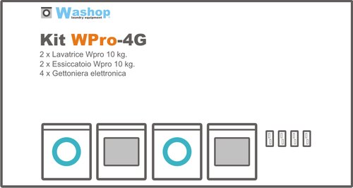 Kit WPro-4G con gettoniera