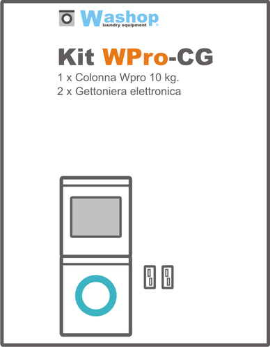 Kit WProCG Colonna con gettoniera
